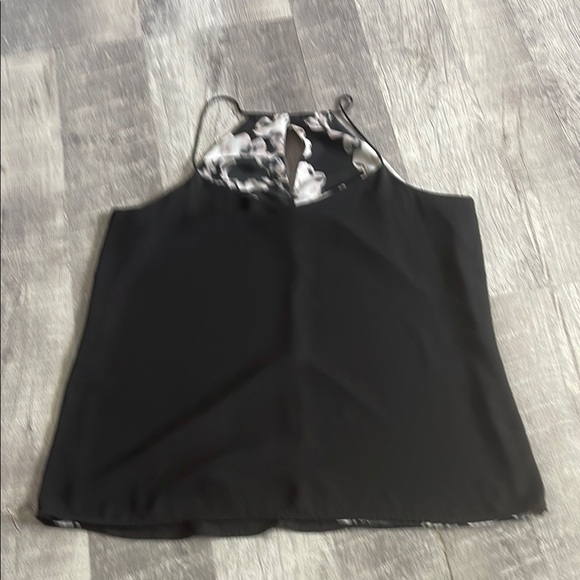 Express Floral Print/Black Reversible Cami - Picture 8 of 9